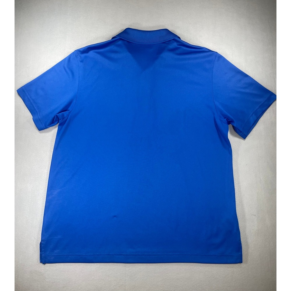 Pro Tour Air Play Mens XL Blue Performance Golf Polo Shirt Short Sleeve Mesh - Picture 2 of 8